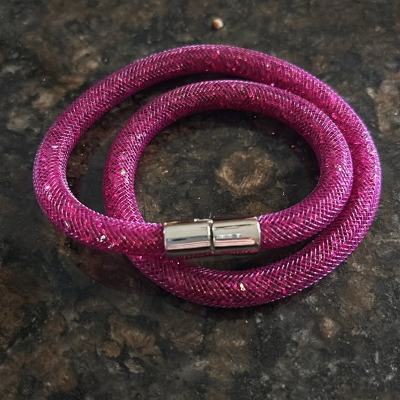 SWAROVSKI Stardust Pink Double Bracelet - Picture 2 of 2